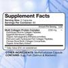 Multi-Collagen Peptides (Types I, II, III, V, X) — Anti-Aging Collagen 120 Capsules