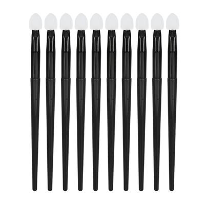 10pcs Silicone Eyeshadow Brush Kit Portable Silicone Eye Makeup Applicator for Eyebrow Powder