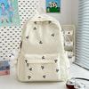 School bag new high value fresh sweet candy color backpack junior high school students lightweight travel backpack