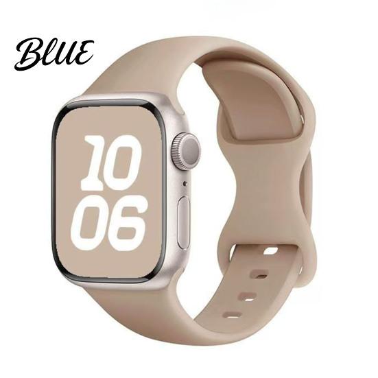 Universal Style Watch Band Silicone Waterproof Sweat-Proof Replacement Soft Solid
