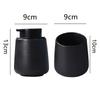 Kitchen Liquid Soap Dispensers Black Ceramic Bottle Hand Sanitizer Shampoo Bottle  Shower Gel Dispenser for Bathroom Accessories