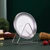Spit Bone Dish Household Snacks Small Dish Stainless Steel Snacks Cake Dish Dining Table Garbage Plate Kitchen Tool