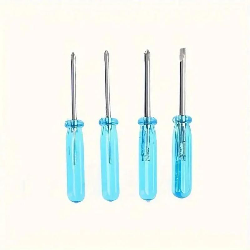 10pcs Blue Mini Screwdriver Set, Toy Cross Word Repair Tool, Suitable For Exercising Hands-on Ability Small Repair Tool, Cry