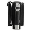 Digital Camera HD 1080P 16MP 2.4-inch Rotatable Screen Video Camera with 16X Zoom Recorder and Fill Light (Black)