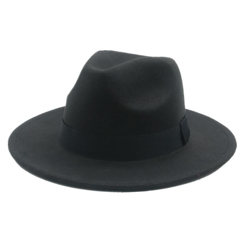 Buy Fedora Hat Women Winter Hats for Women Ribbon Band Men's Hat