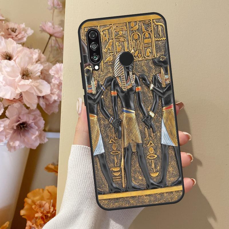 Egypt God Horus And Anubis For Honor 50 8X 9X 10i Case For Huawei P50 Pro P20 P40 P30 Lite P Smart 2021 Nova 5T Cover