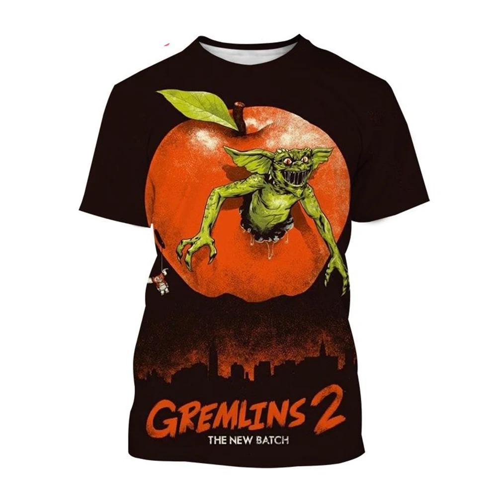 Herren- und Damen-T-Shirts mit 3D-Druck von Little Ghost, Shirts mit Puppenmonster-Druck, Weihnachts-Horrorfilme, neue Mode, erschwinglicher Preis