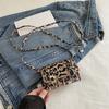 Stylish Mini Leopard Print Shoulder Bag For Women With Trendy Casual Vibe In Gray And Khaki