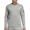 adidas Sweatshirts Men's Gray Crew Neck Moderate Regular DU1146