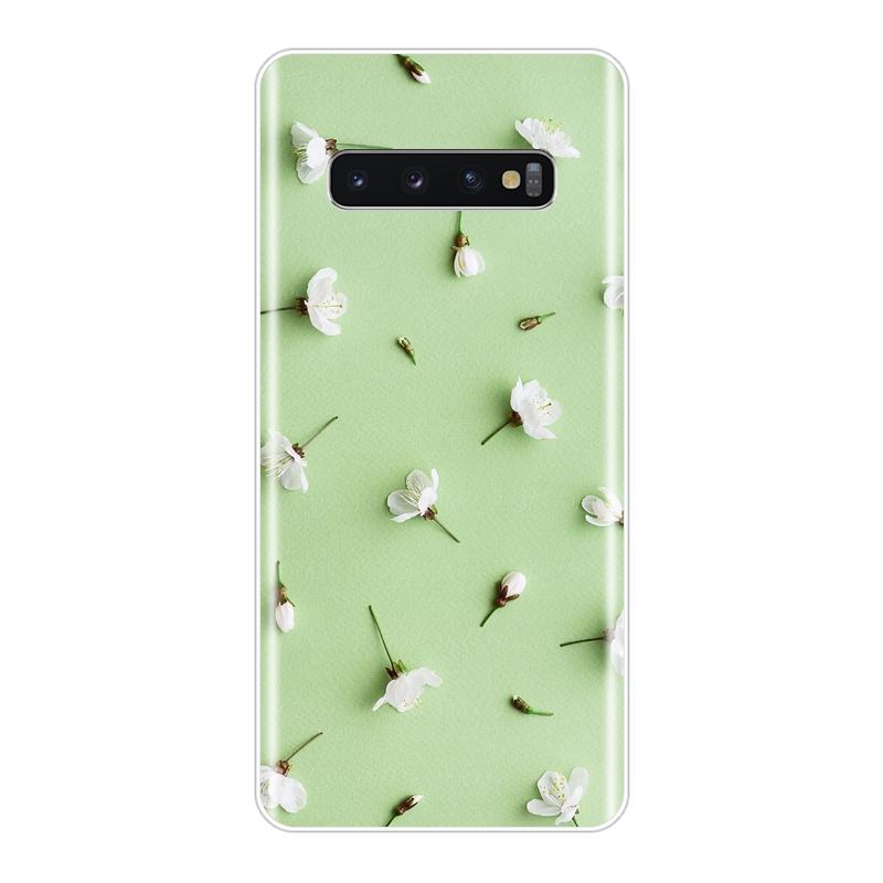 

Силиконовый чехол для телефона Samsung Galaxy Note 10 Pro, желтая мягкая задняя крышка с розами и цветочным принтом для Samsung Galaxy S10E S10 Plus 5G S10