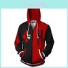 Druck 3D Halloween Hoodies Suicide Squad Quinn Cosplay Reißverschluss Sweatshirts