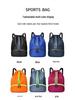 Durable Sports Backpack: Tennis/Basketball Bag with Shoe Compartment & Wet/Dry Separation