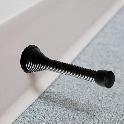 12 Pack Spring Door Stops Brushed Satin Nickel Flexible Spring Door Stopper Door Holder Wall Protections Hardware
