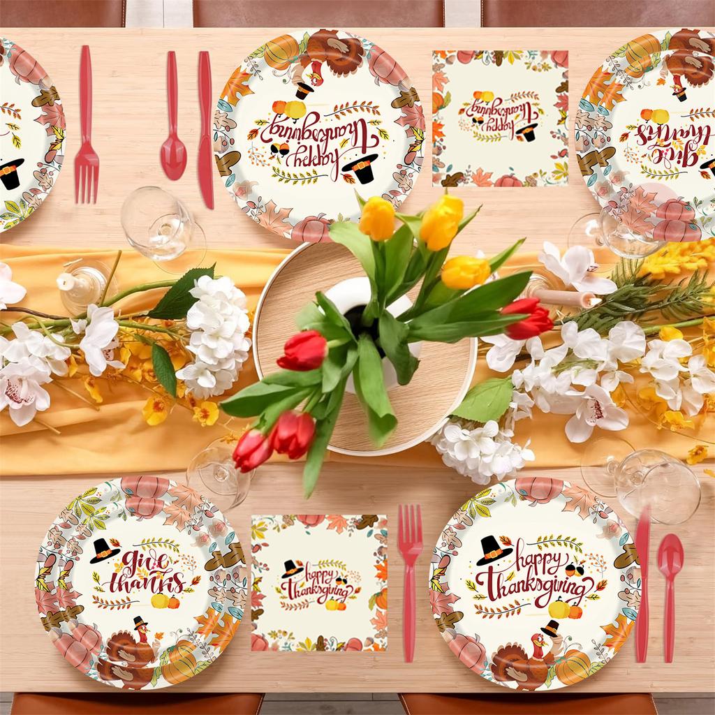Thanksgiving Themed Party Decoration Set