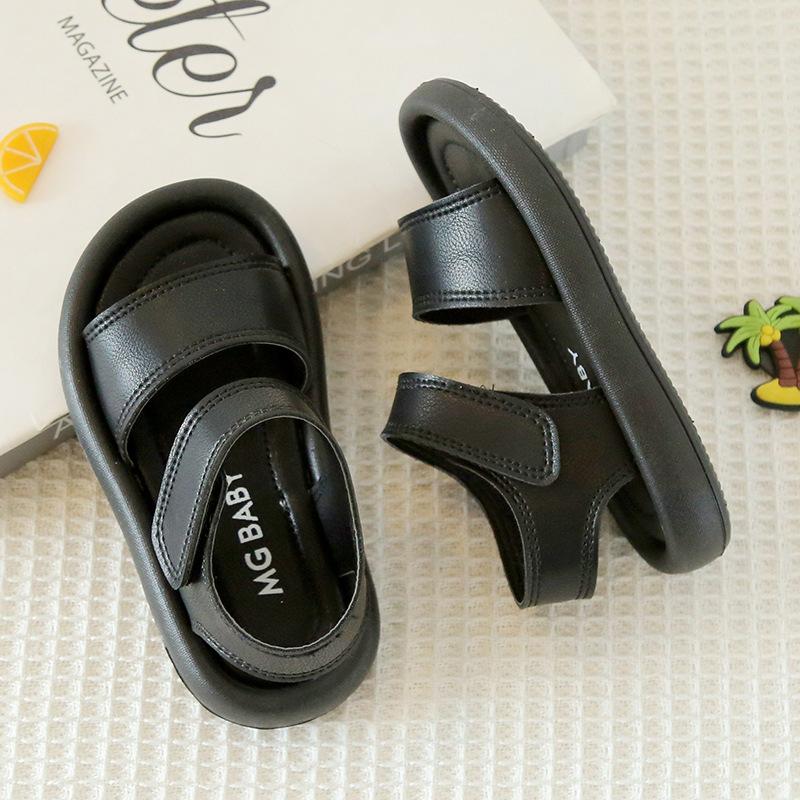 Children Summer Sandals Boys Girls Fashion Pure Color Hook Sandals Baby Soft Breathable Shoes Kids Summer Beach Sandals