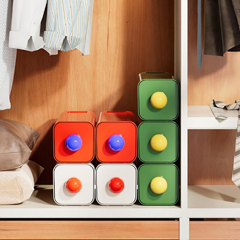 1Pc Wall Mount Socks Panties Storage Dispenser Space Saving Panties Organizer For Wardrobe Cabinet Bedroom Underwear Storage Box