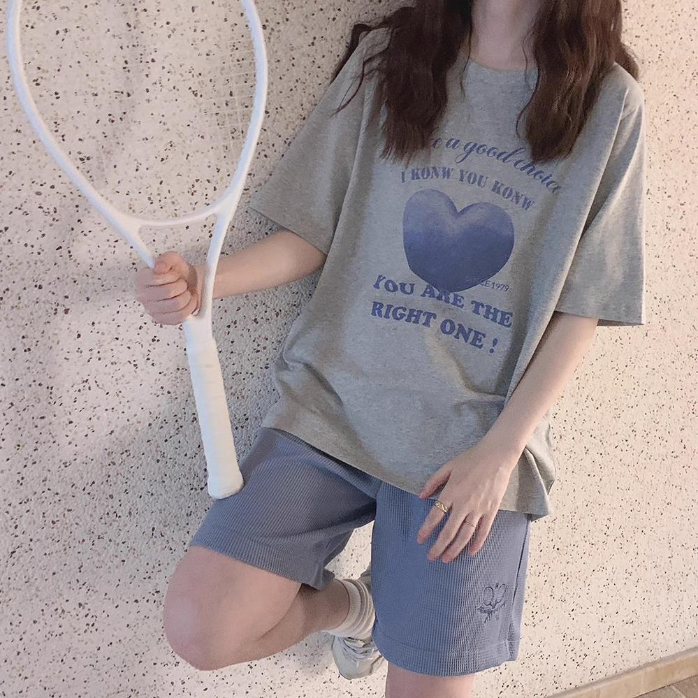 

2025 лето чистый хлопок Женская футболка с принтом букв харадзюку Круглый вырез оверсайз Повседневные топы Y2K футболки для молодых девушек белая серая уличная одежда 2XL абрикосовый