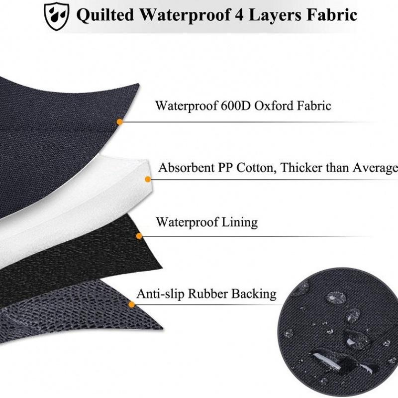 Cross-Border Oxford Cloth Dog Car Seat Cover for Co-Pilot Seat