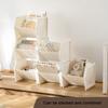 Stackable Oblique Insertion Pen Holder Storage Box Student Desk Stationery Storage Plastic Square Pen Organiser