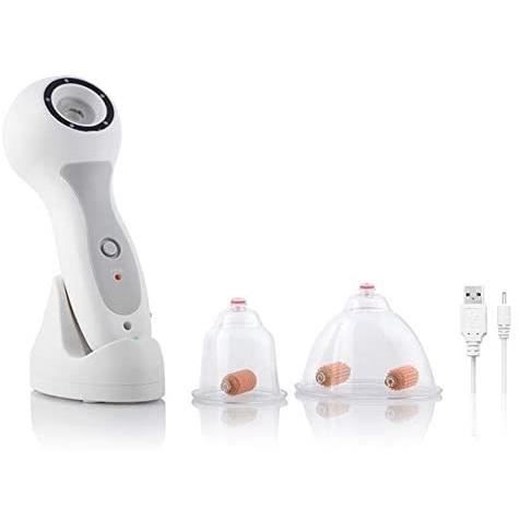 Masseur Anti-Cellulite Électrique - CELLUSTOP - Portatif - 2 Ventouses - Blanc - USB163