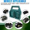 4/6-Slot Battery Holder for Makita 14.4V 18V Portable and Rugged Case Compact Organizer for Tool Bags Job Sites Quick Access