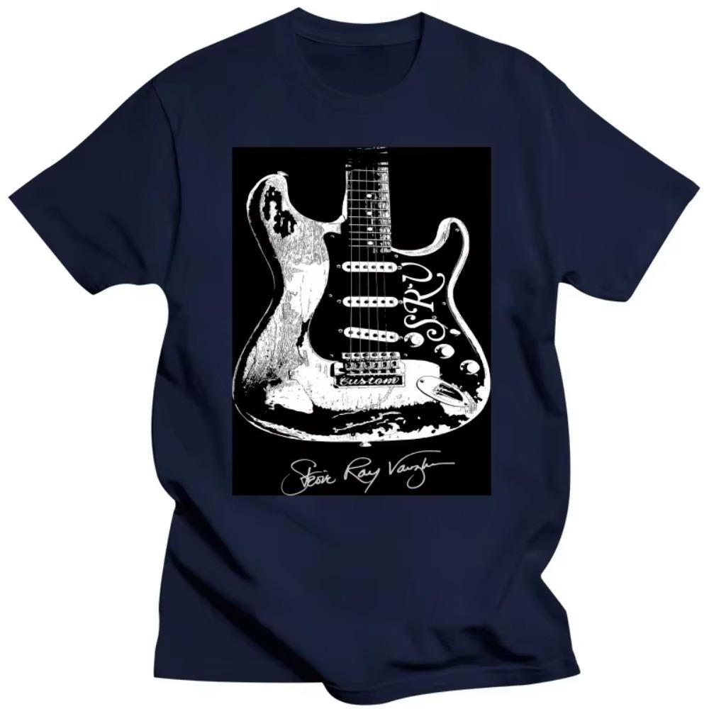 Man Woman Tee Stevie Ray Vaughan Guitar Blues Rock SRV Unisex Short-sleev Loose Breathable Graphic T Shirts Men Clothing
