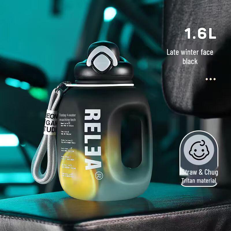 RELEA Tritan Dual-Drink Sport Water Bottle 1600ML