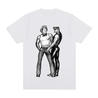 TOM OF FINLAND Vintage T-Shirt Schwule Polizisten Pride Lgbt Regenbogen Mode Baumwolle Herren T-Shirt Neues T-Shirt Damen Tops