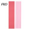 Comfortable Lip Straw Heart Shaped Straws, Food Safe PP Disposable Drinking Rounded Pink Gradient Design Sip Straws for Cocktail, Birthday Party Love