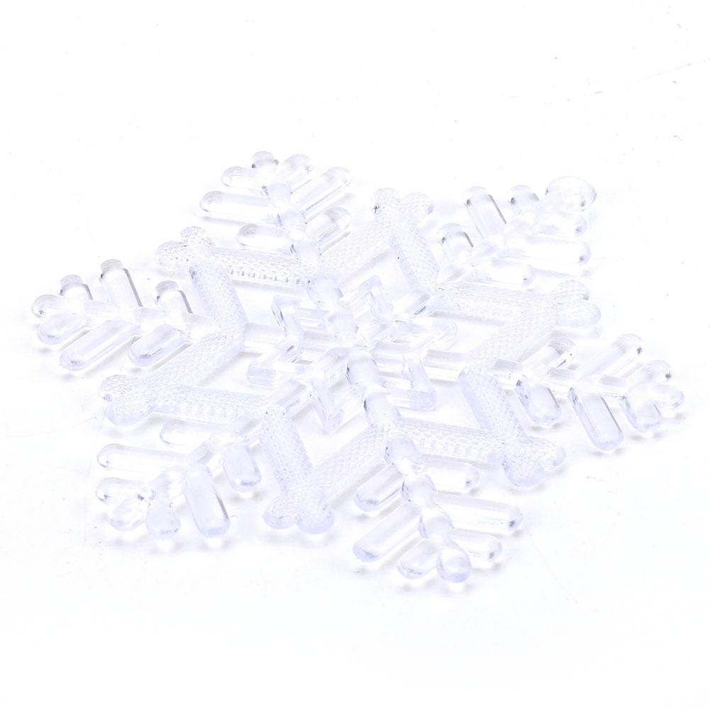 12 шт. Рождественские украшения Акриловые Прозрачные Сделай сам Фестиваль Аксессуары для украшения дома (Рождественские снежинки )