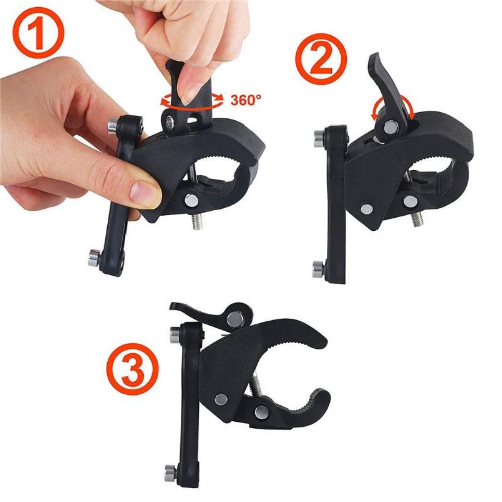 Bike Bicycle Water Bottle Cage Holder Clamp Clip Handlebar Bracket Cycling Mount Connector Water Cup Kettle Rack Clamp Adapter