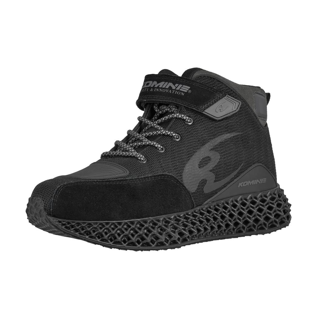KOMINE 3D Printed Air Riding Shoes for Size cm BK-095 Motorcycles, 26.5