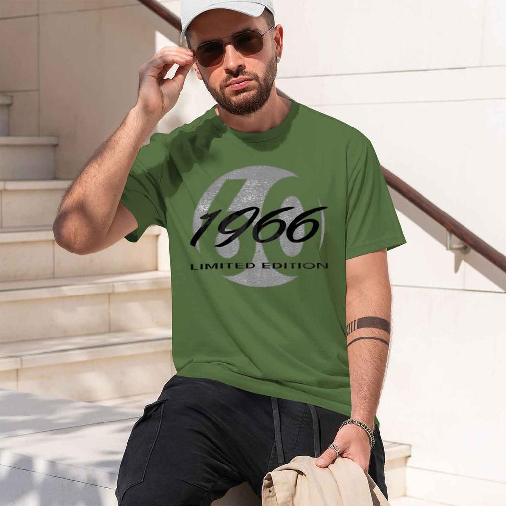 2026 New Funny 60th Birthday Unisex Tee Born In 1966 Creative Slogan Custom Birthday Gift Tshirt For Unisex And Unisex