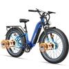 Freesky M540 Electric Bike, 2 * 160NM Dual Motor, 48V 23AH Battery, 26*4.0'' Tires, 32MPH, LCD Display, Hydraulic Brakes