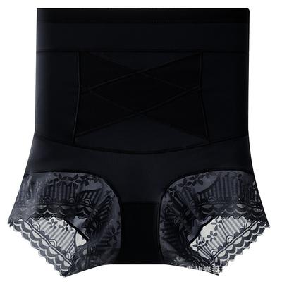 High Waist Crisscross Lace Tummy Control Butt Lifting Women Shapewear Briefs