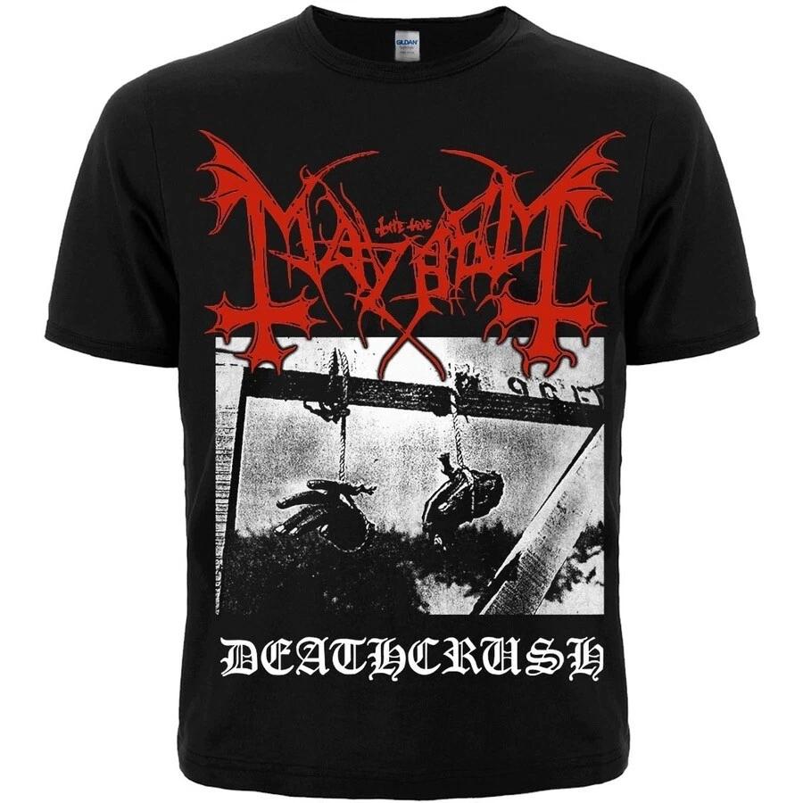 Mayhem Deathcrush Black T-Shirt venom dark throne S