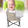 Portable Travel   Seat Portable Baby   Seat Folding Baby Chair with Tray for Outdoor Beach