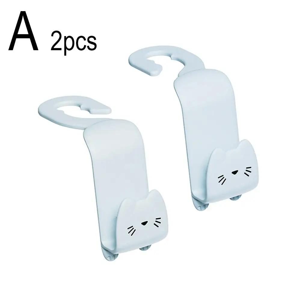 

Держатель-крючок Держатель Автомобильный органайзер Аксессуары для экономии места Вешалка Мультяшный держатель для сумки Автомобильный крючок 2 шт. Автомобиль W5o3