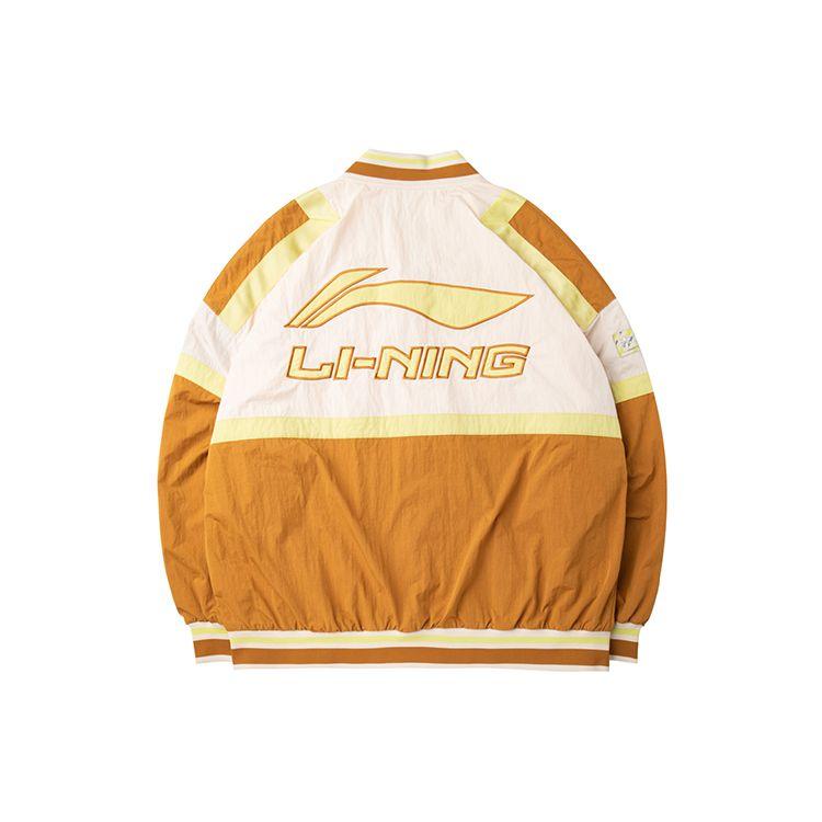 Li Ning Sports Fashion Series Loose Jacket Men Jacket Brown AJDQ363-4