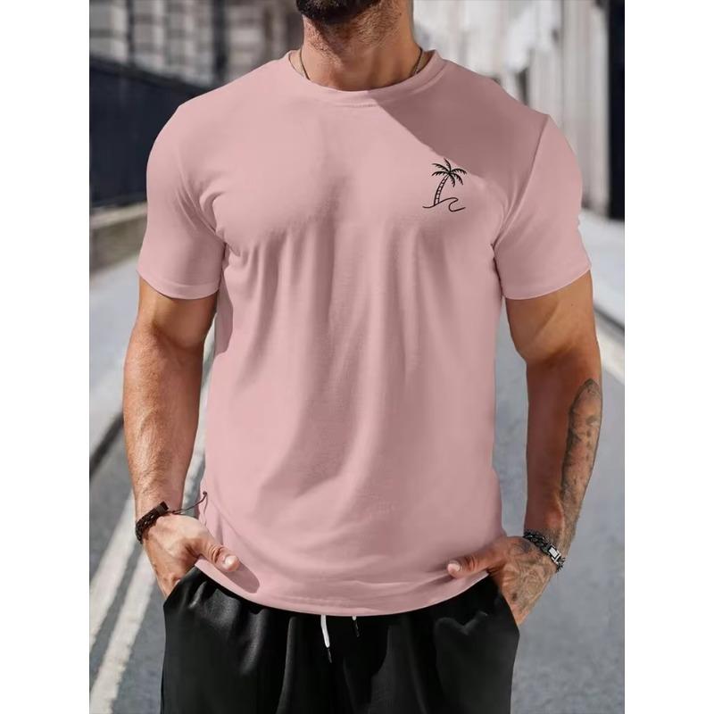 3D Print T ShirtColorful Graffiti Printed Men's Crewneck T-shirt Summer Daily Street Men's Casual T-shirt Outdoor Sports Men's Short-sleeved