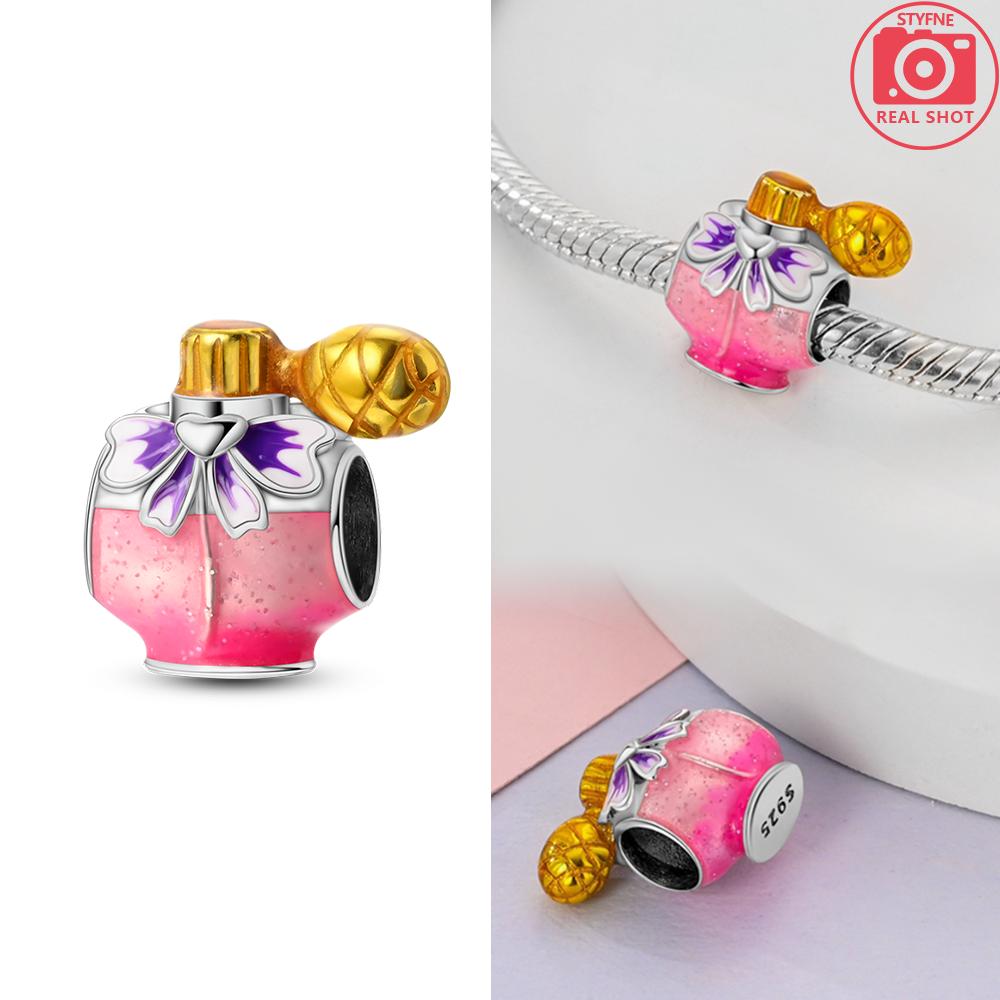 Charms Copper Original Colorful Seesaw Perfume Bottle Carousel Life Pendant Beads Fit Bracelet Women Jewelry Diy Gift