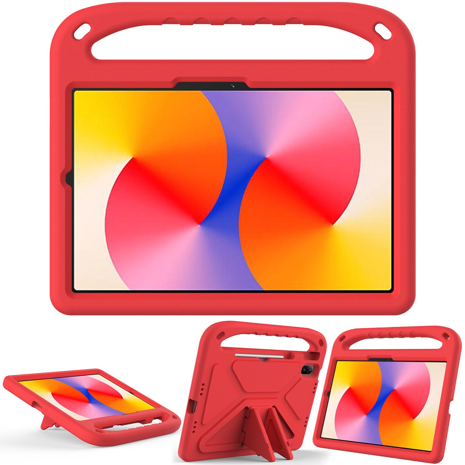 

Built-in Kickstand EVA Case for Huawei MatePad SE 11 2024 2023 2021 Kids Friendly Cover Shockproof Protection with Hand Holder MatePad SE 11 2024 красный