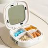 Moisture-proof Pill Box Plastic Medicine Container Portable Vitamin Organizer  Living Room
