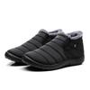 Men Snow Boots Ankle Boots Winter Boots Unisex Couples Newest Solid Color Plush Inside Anti Skid Bottom Warm Waterproof Ski Shoes