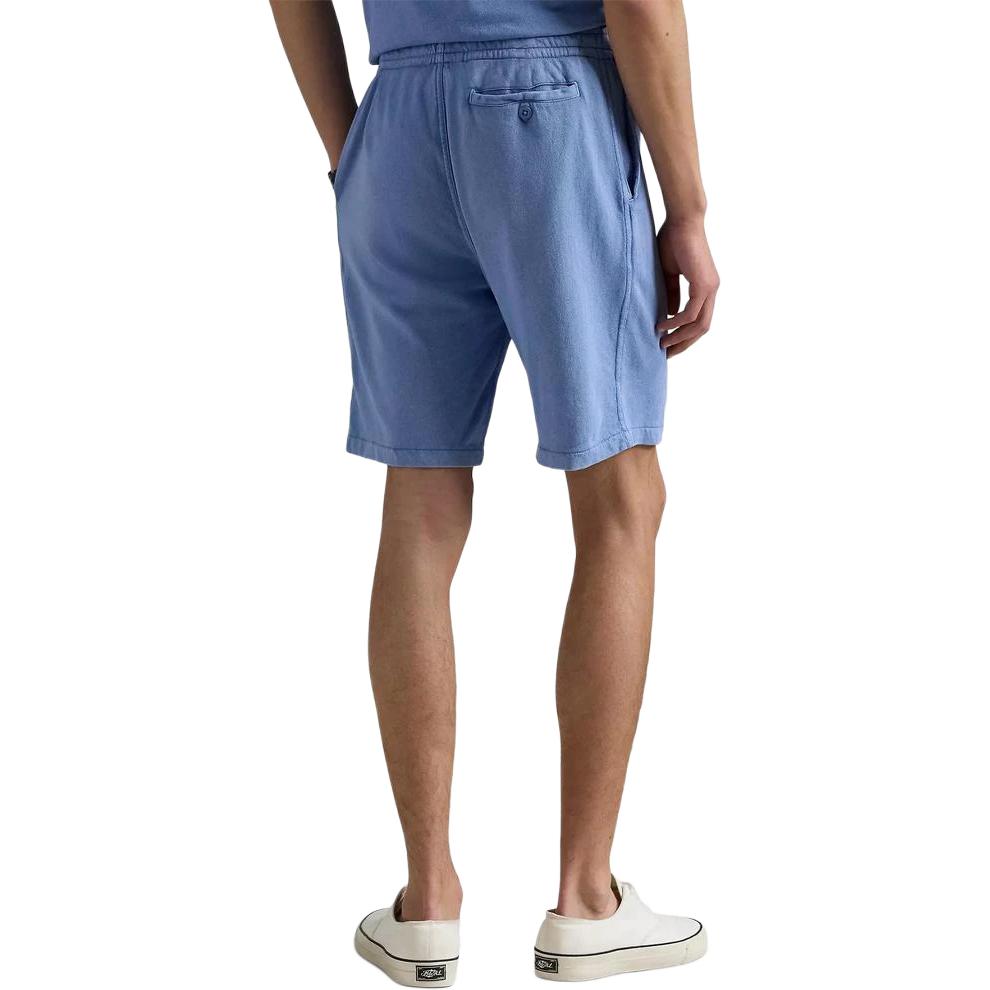 Polo Ralph Lauren SS22 Solid Color Cotton Lace-Up Casual Shorts Men shorts Blue 710704271012HARBOR