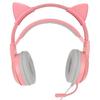 SYG25 Cat Ear Gaming Headset USB+3.5mm Plug Gaming Headphone Supports Volume Adjustment Microphone