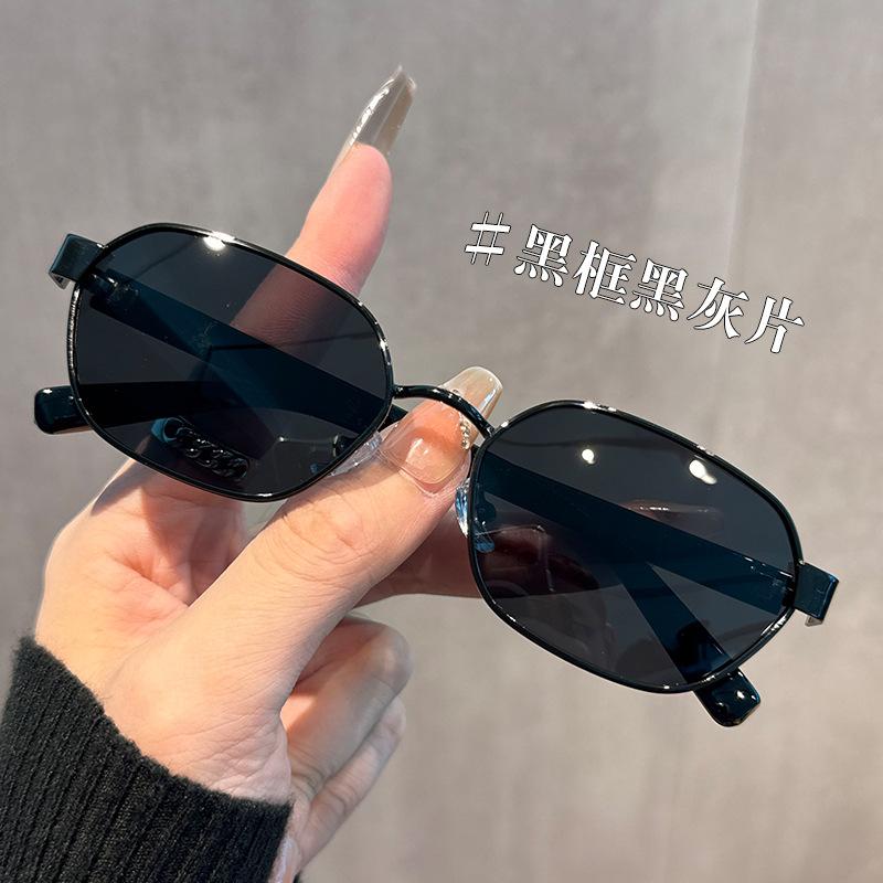 Retro sunglasses for women with degree polarized sunglasses UV-proof glasses personalized metal glasses