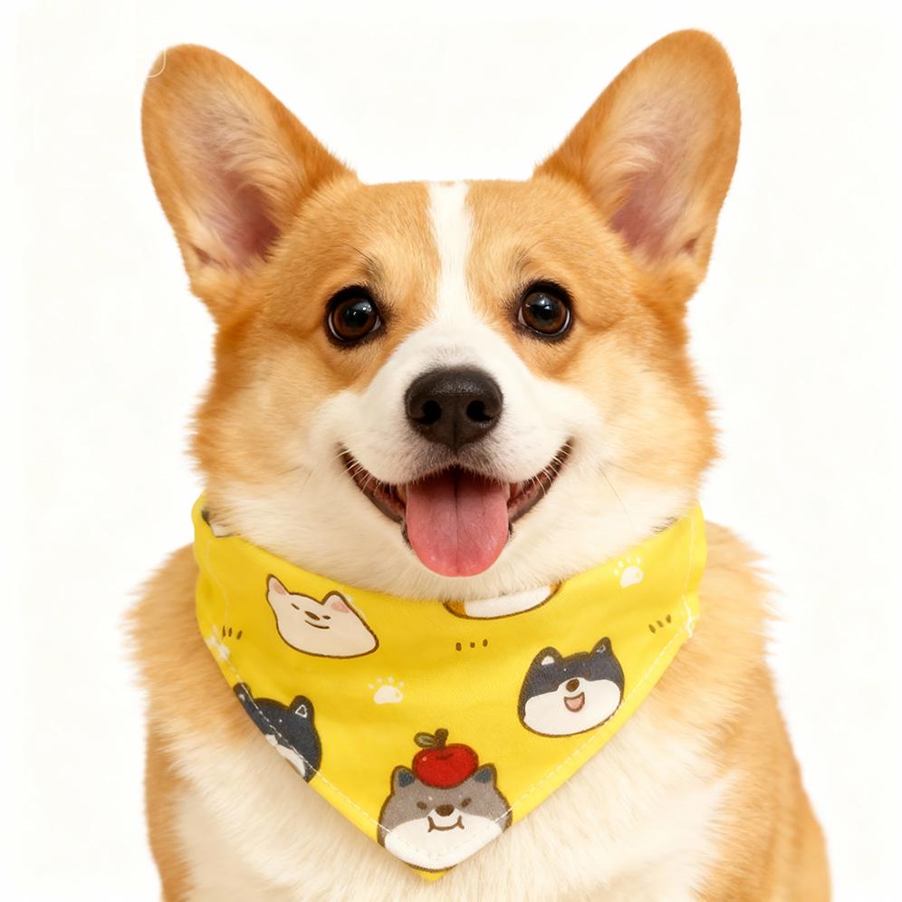 Lätzchen und Dreieckskragen im japanischen Stil für Kätzchen und kleine Hunde