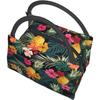 Palmenblätter Hibiskus Lunchtasche Wiederverwendbar Tragbar Isoliert Tropisch Ananas Frucht Groß Lunchbox Tragetasche für Schule Büro