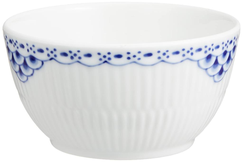 ROYAL COPENHAGEN Royal Copenhagen Princess Schüsselpaar 8 cm 2 Stück Hochzeitsgeschenk 1062486 Weiß [Regulärer Import]